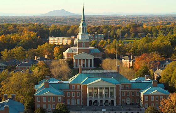 Wake Forest University in USA for International Students